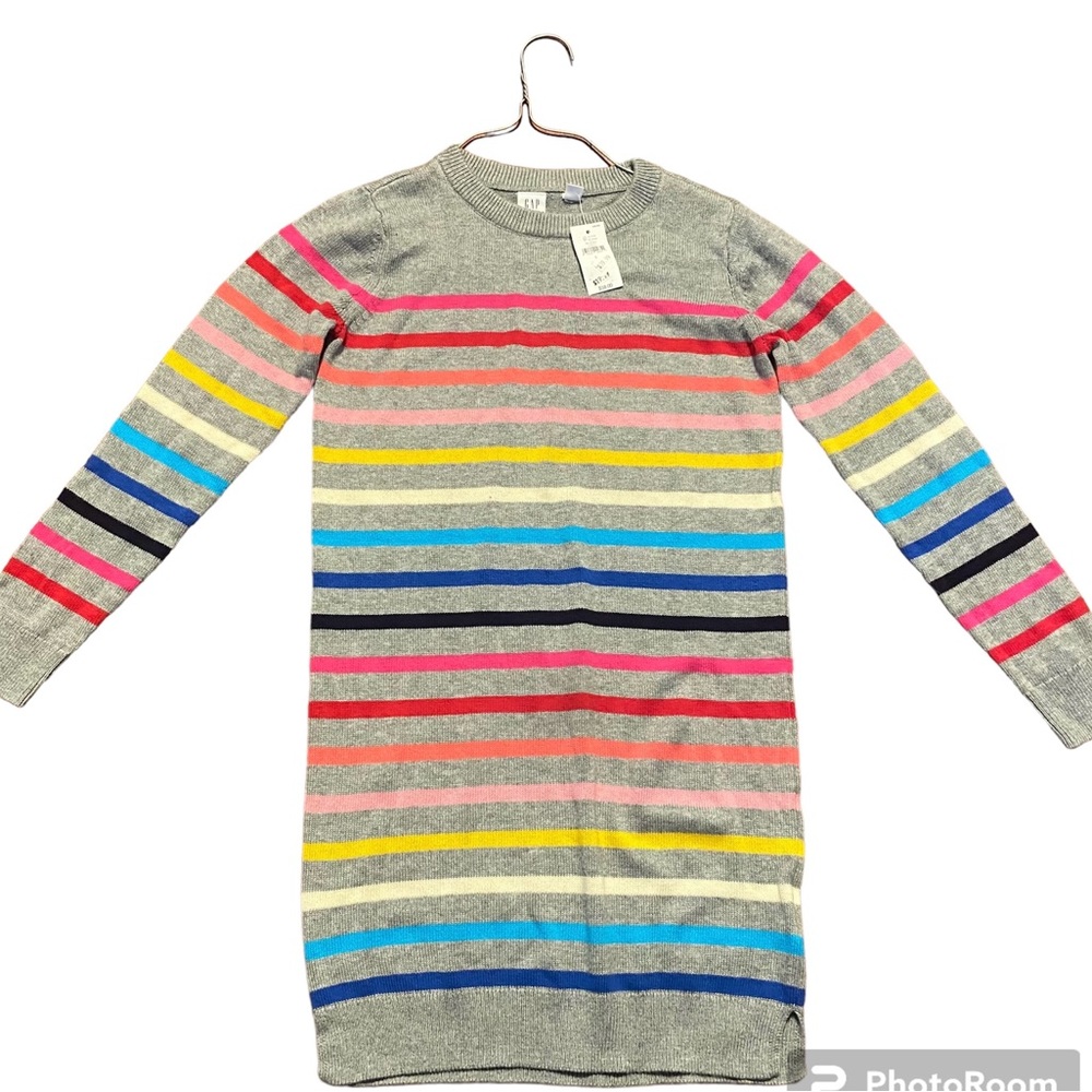 Kid’s long Sweater GAP New Gray Color